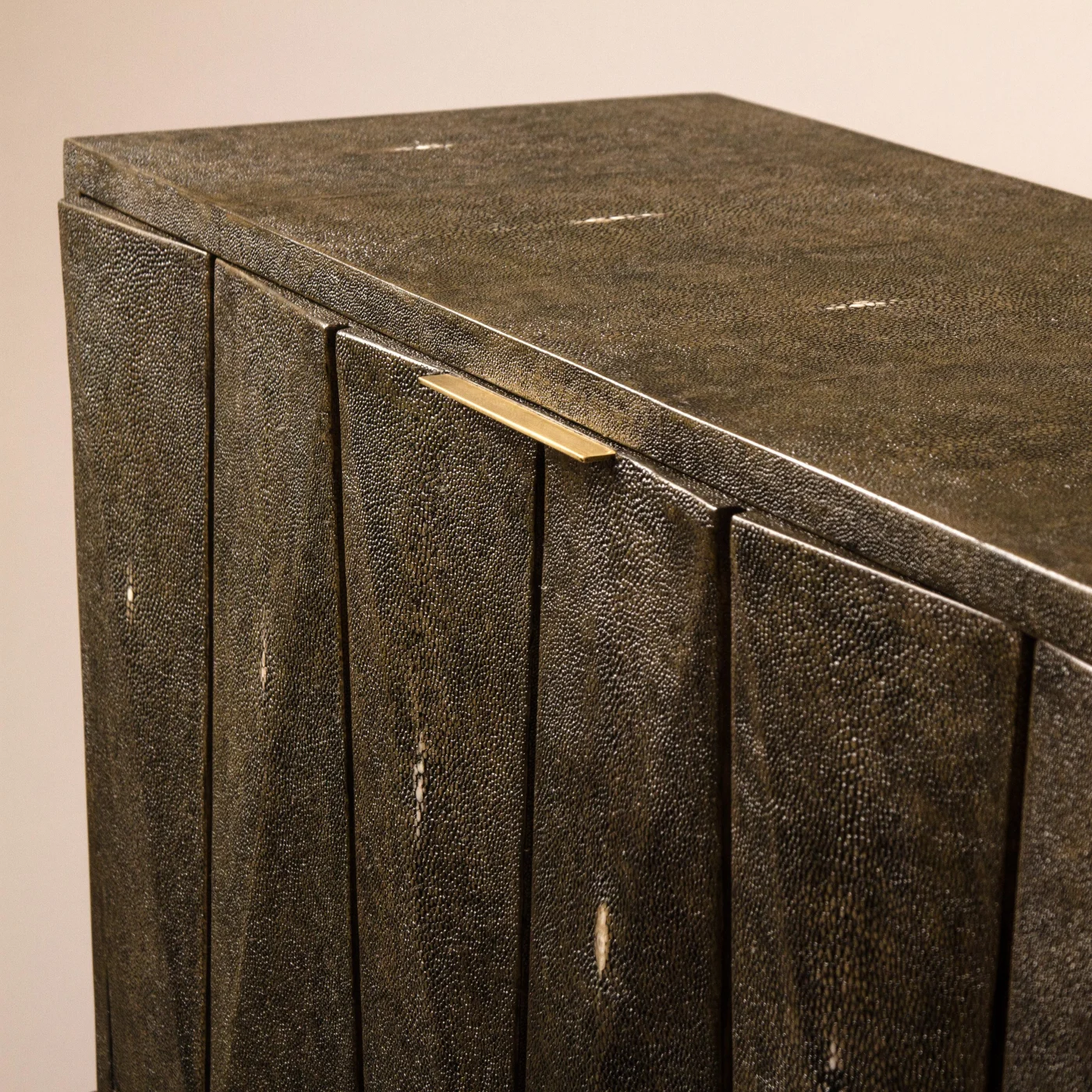 Secretaire Desk in Shagreen & Palmwood