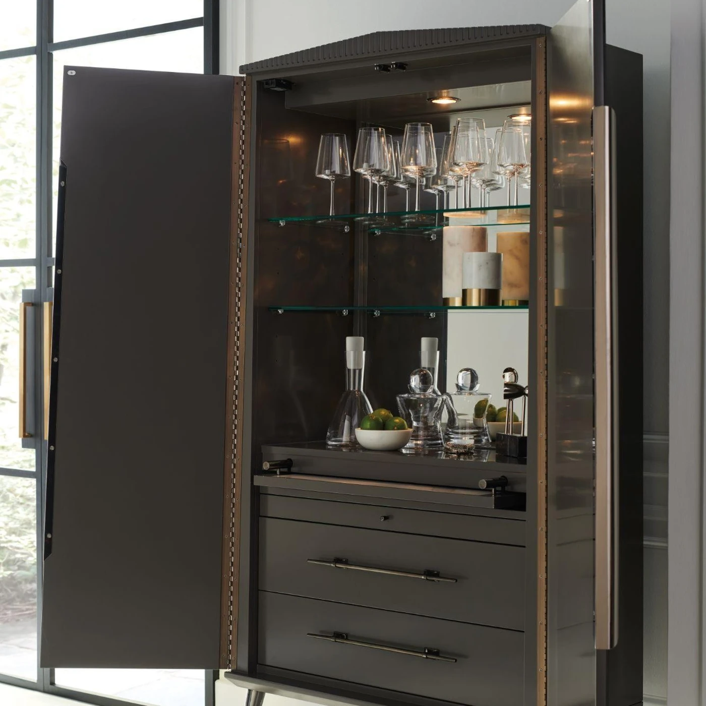 Served With A Twist Cabinet