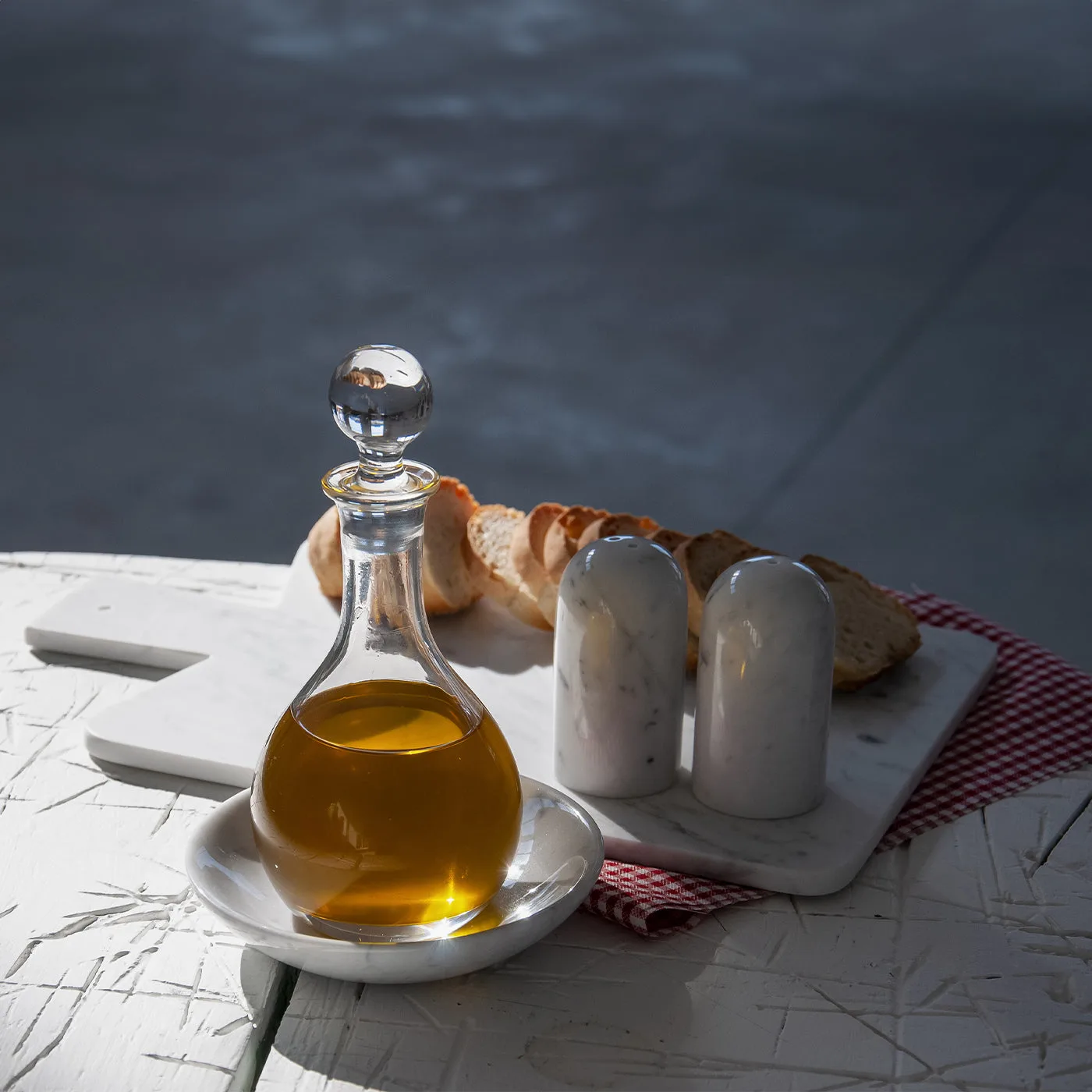 Handmade Set Bon Appetit In Marble