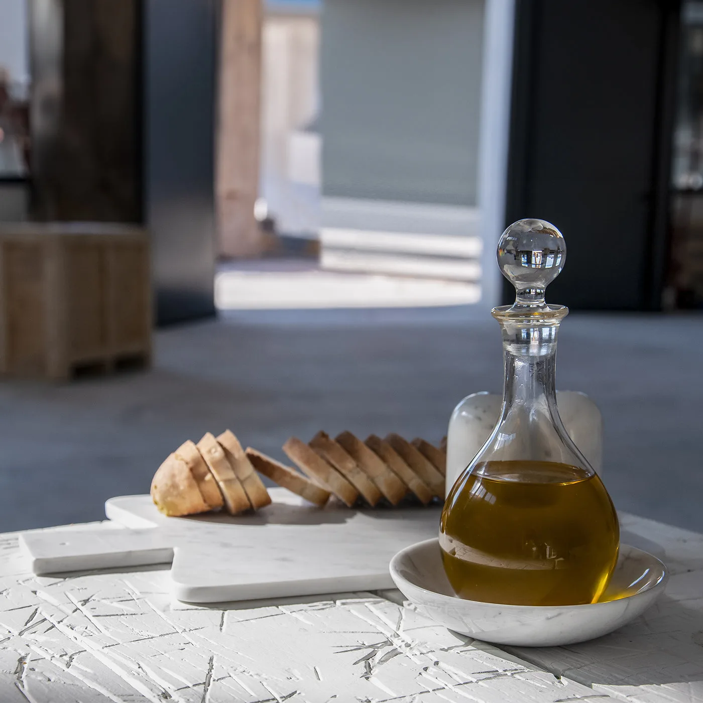 Handmade Set Bon Appetit In Marble