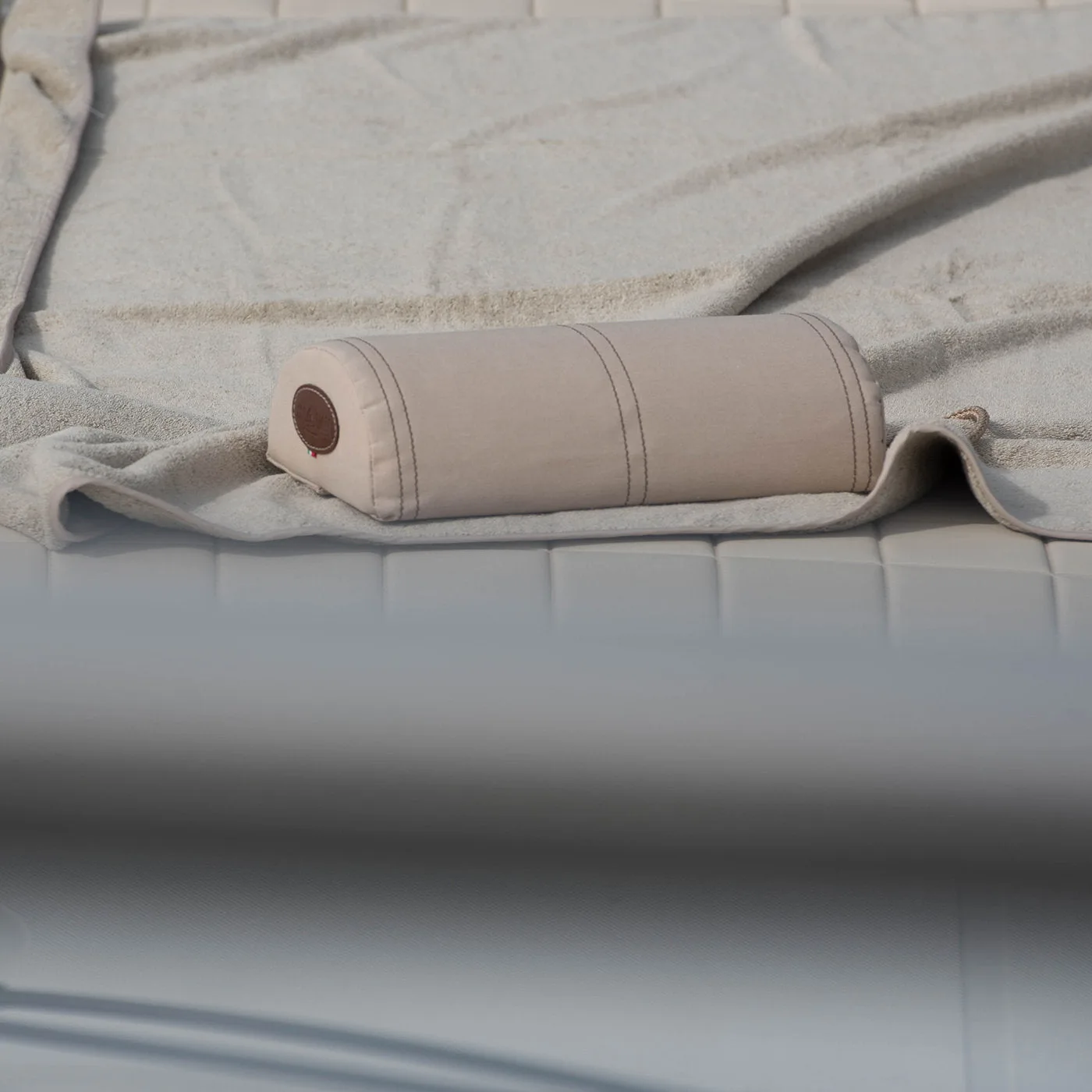 Set of 2 Floating Beige Headrests