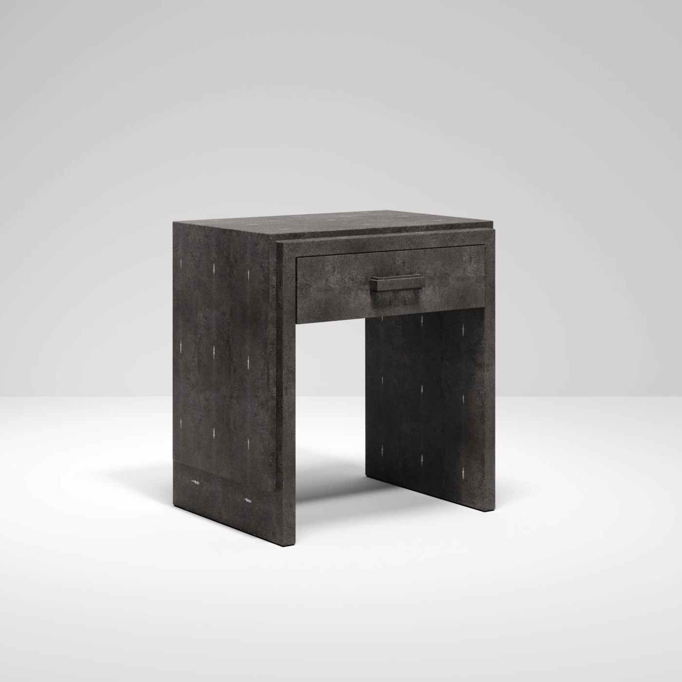 Set of Two Shagreen Nightstands