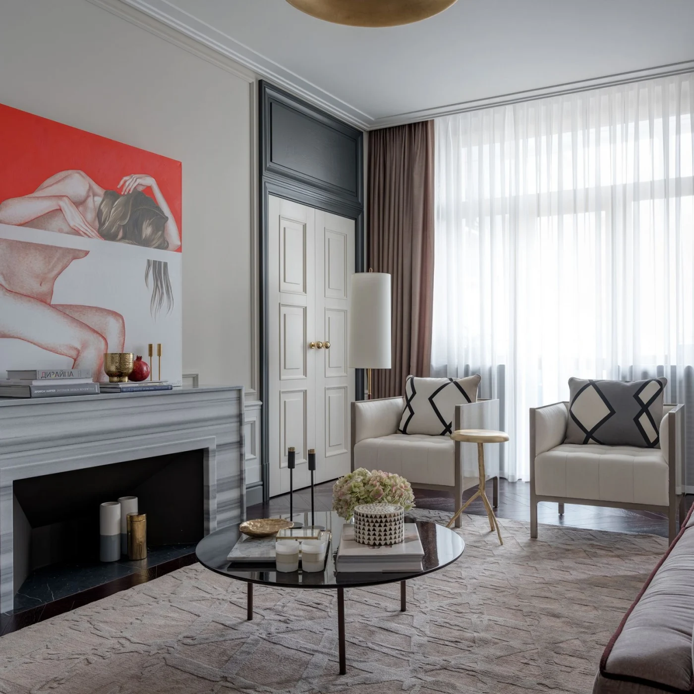 Sintra Purple Tufted Armchair