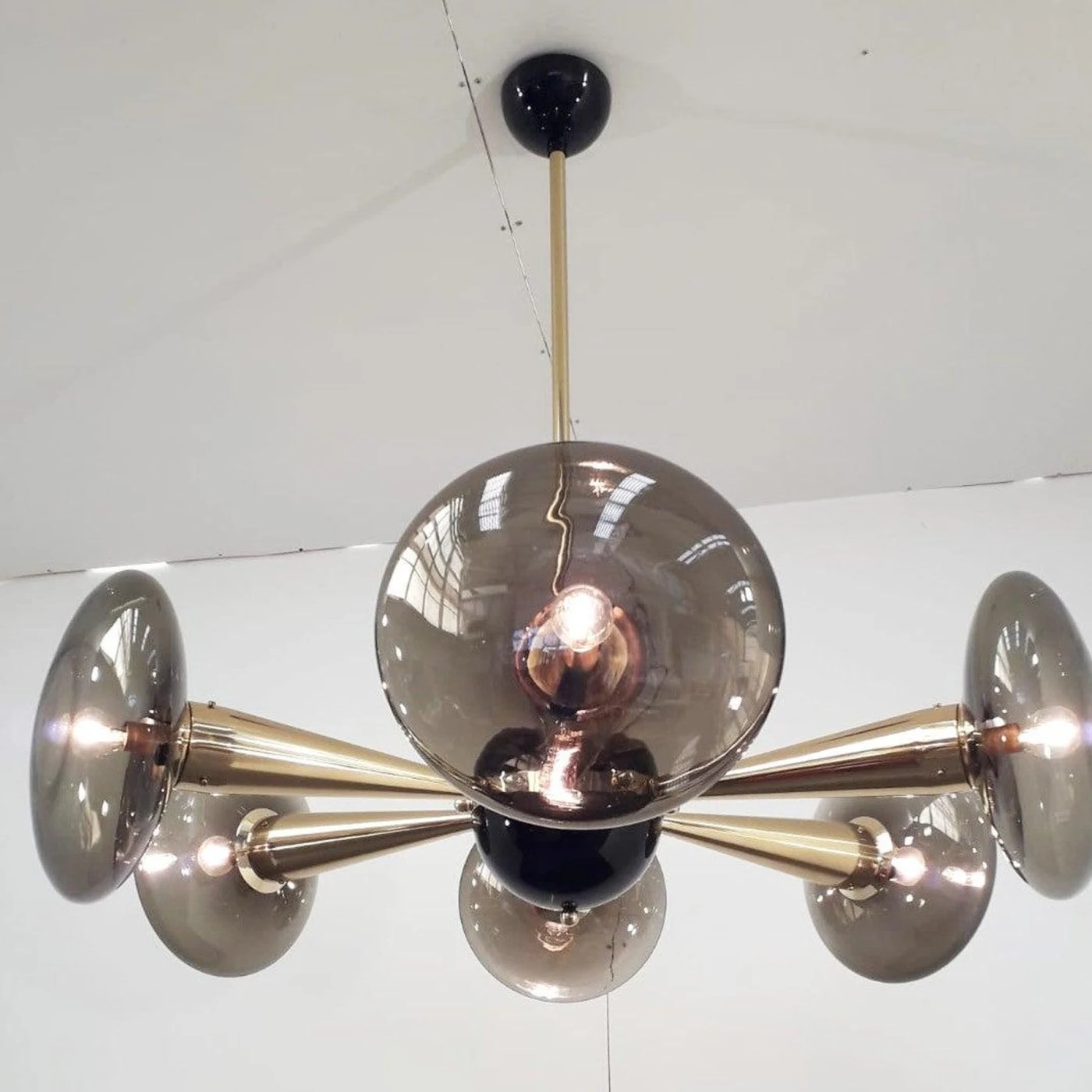 Six Lights Sfinge Chandelier