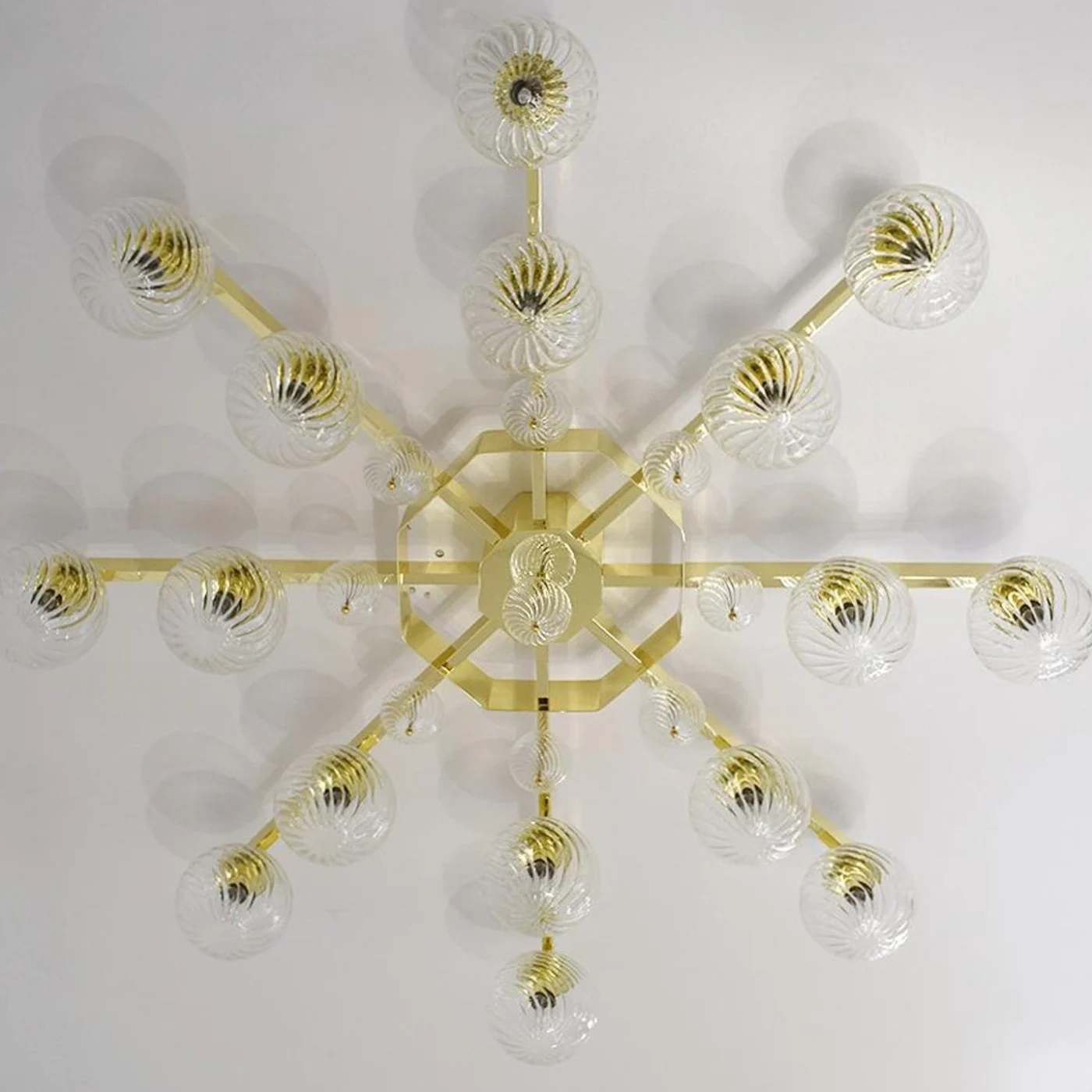 Sixteen Lights Modern Flush Mount