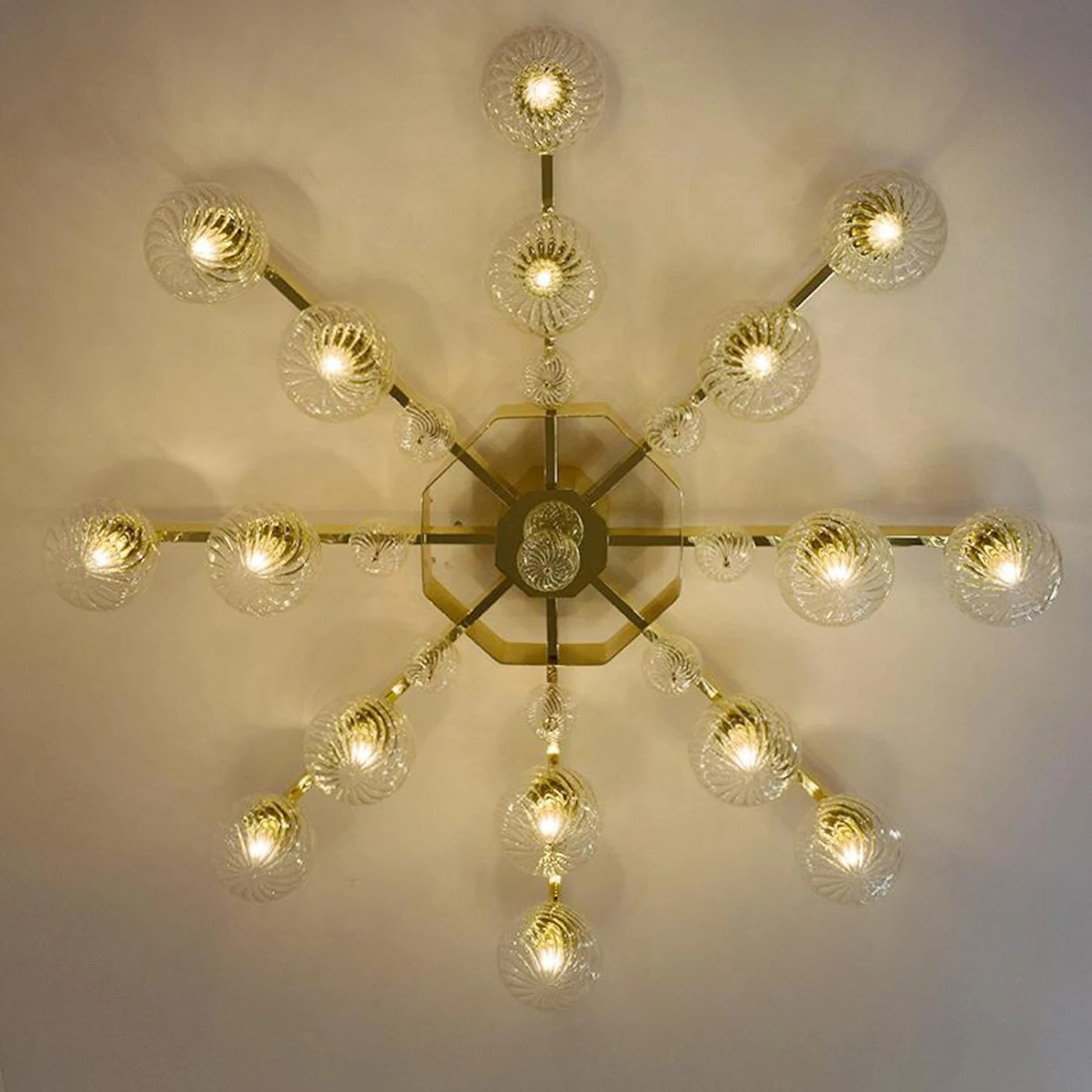 Sixteen Lights Modern Flush Mount