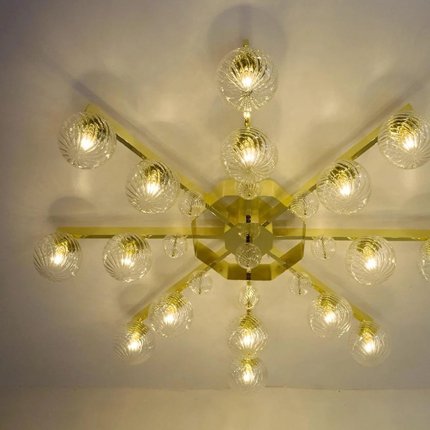 Sixteen Lights Modern Flush Mount