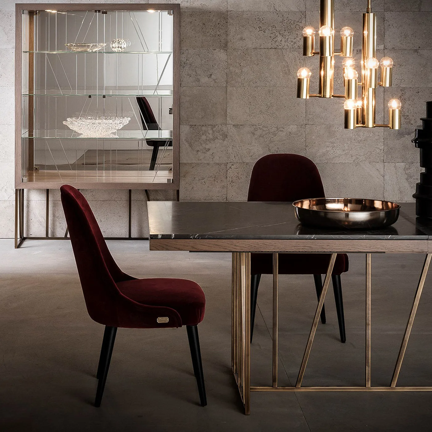 Slash Table with Gryy Saint Lauren Marble Top