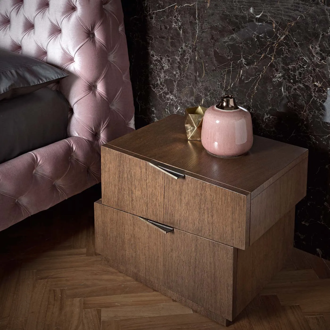 Slash Sculpted Durmast Left Beside Table