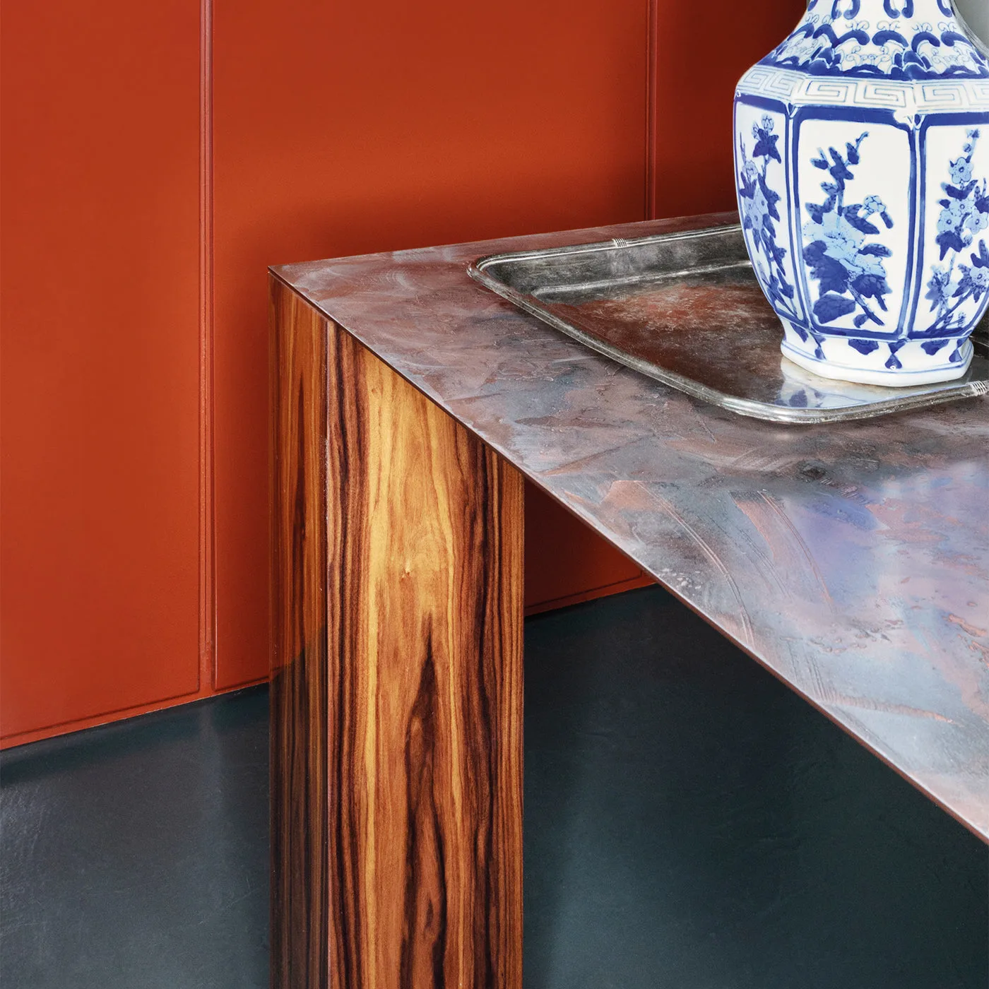 Slim Modern Rectangular Dining Table