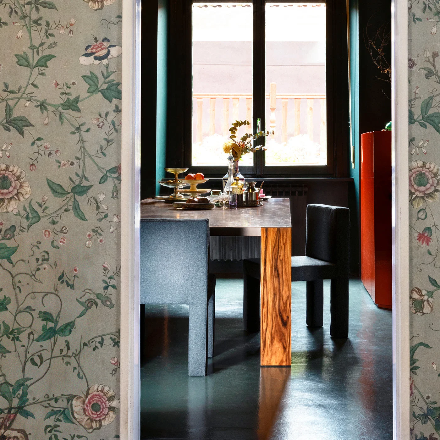 Slim Modern Rectangular Dining Table