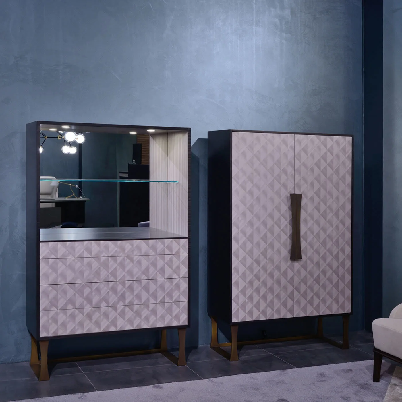 Square 2 Door Pama Cabinet