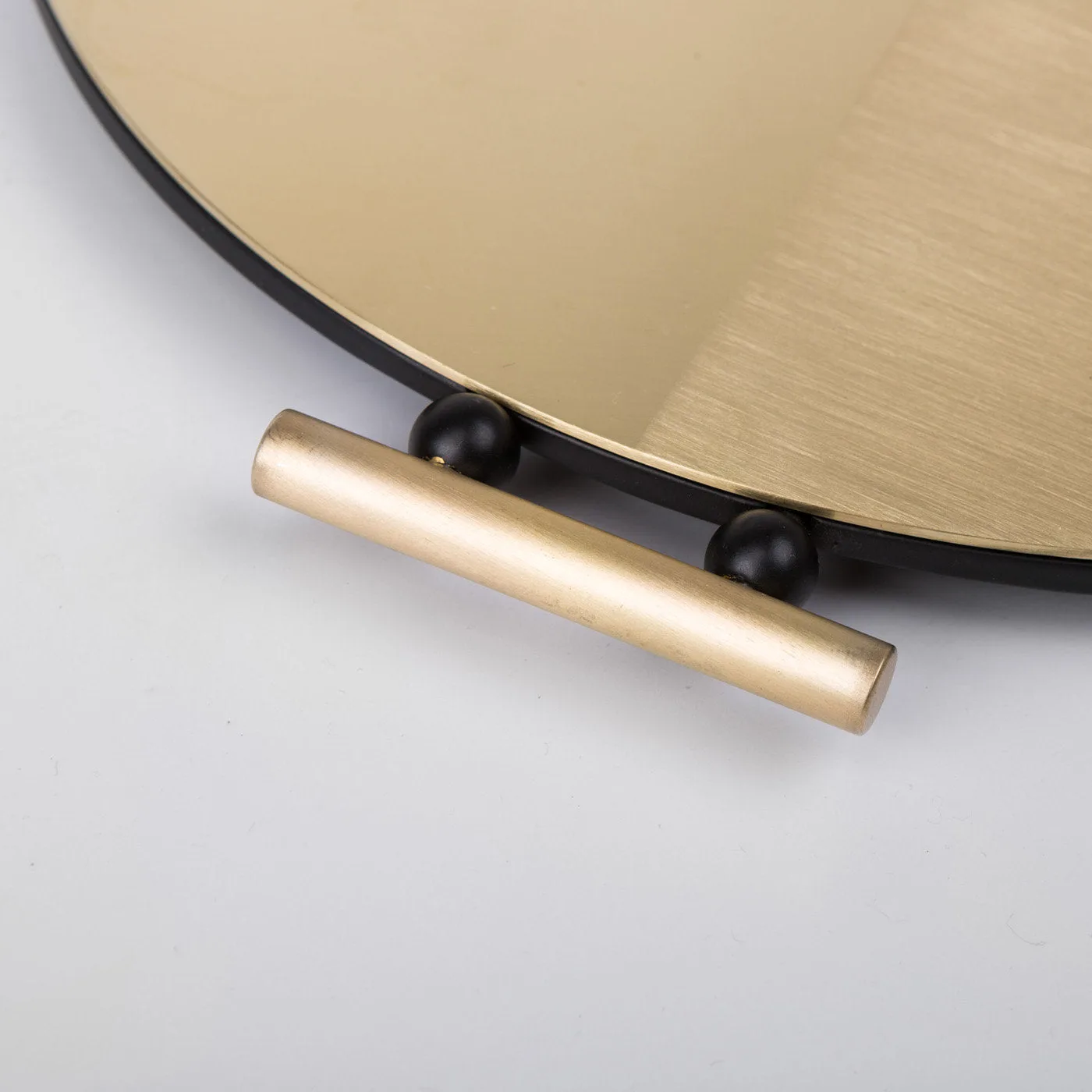Stain Round Brass Tray