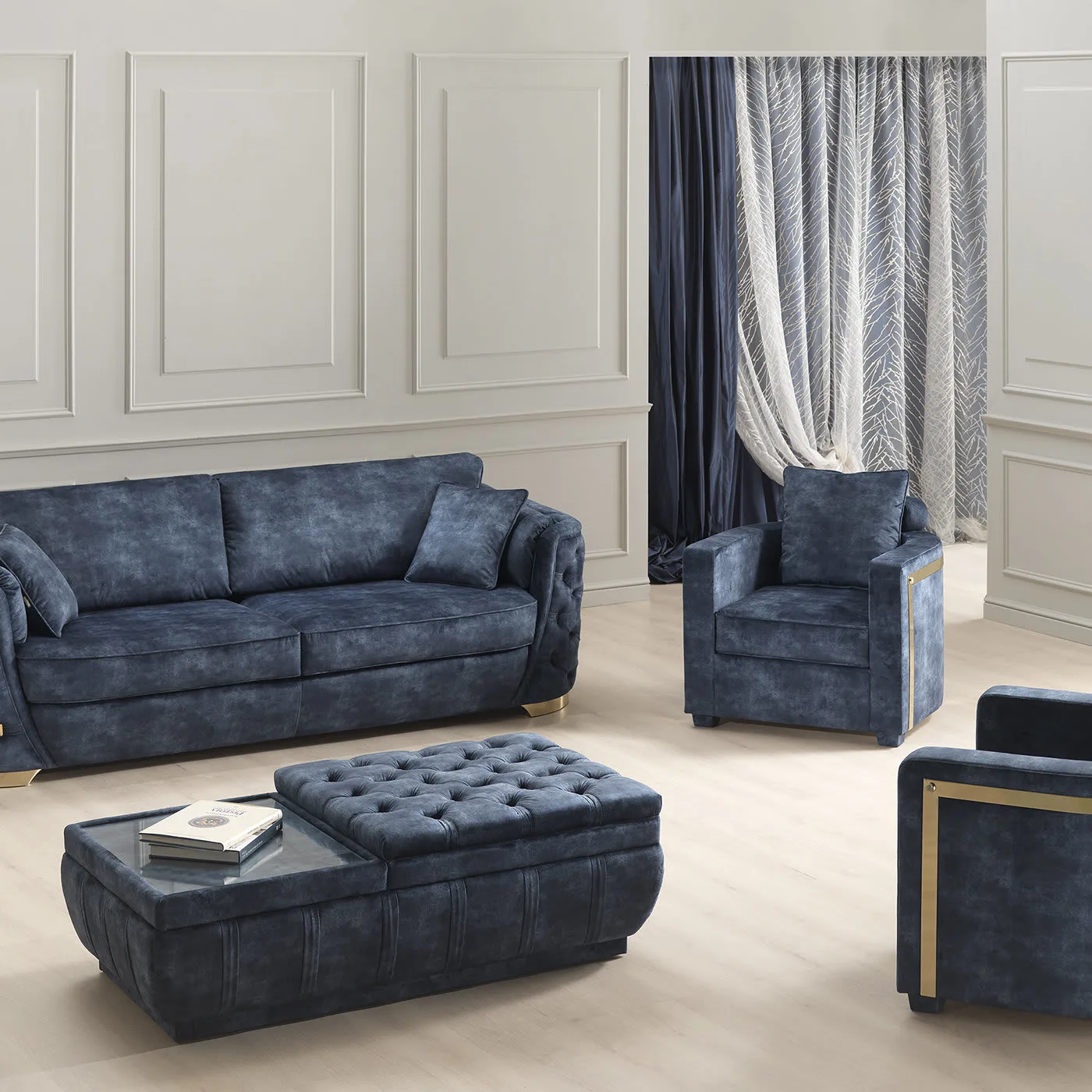 Starlight Plus Blue Sofa