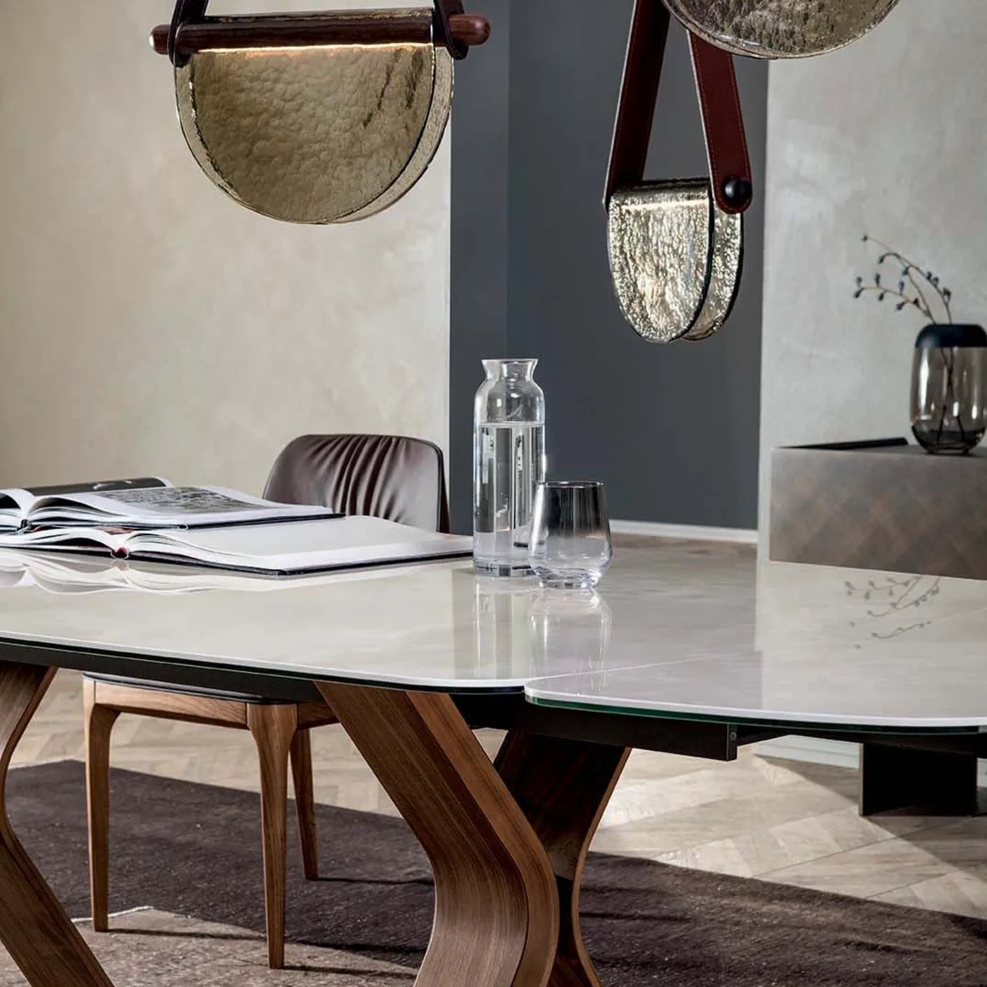 Still Extending Stoneware Dining Table By Angelo Tomaiuolo