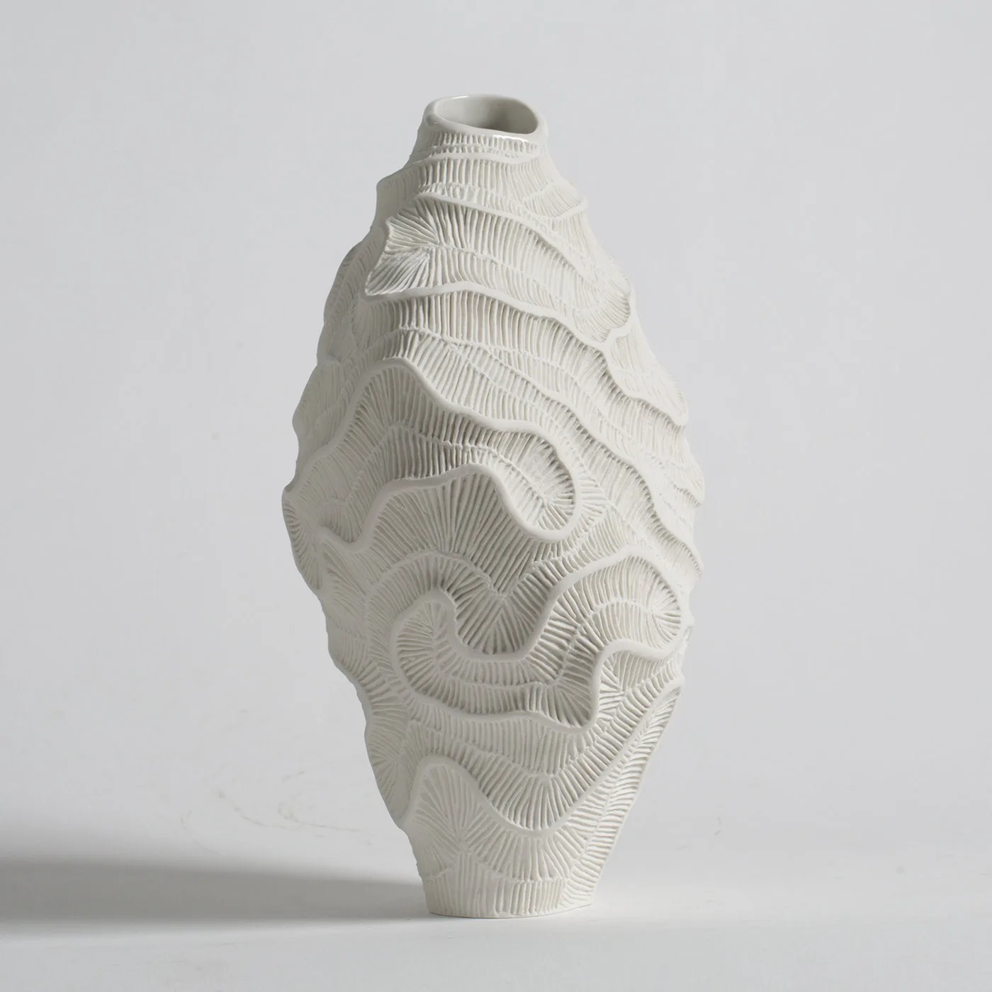 Stony White Vase