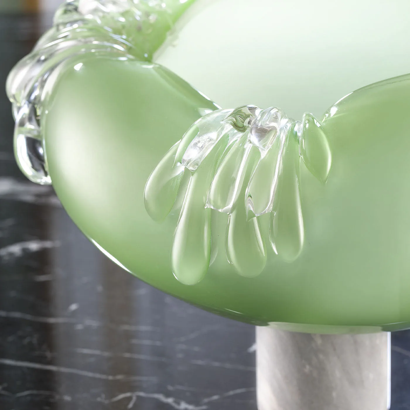 Stravedamento Double Waterfall Glass Decorative Object