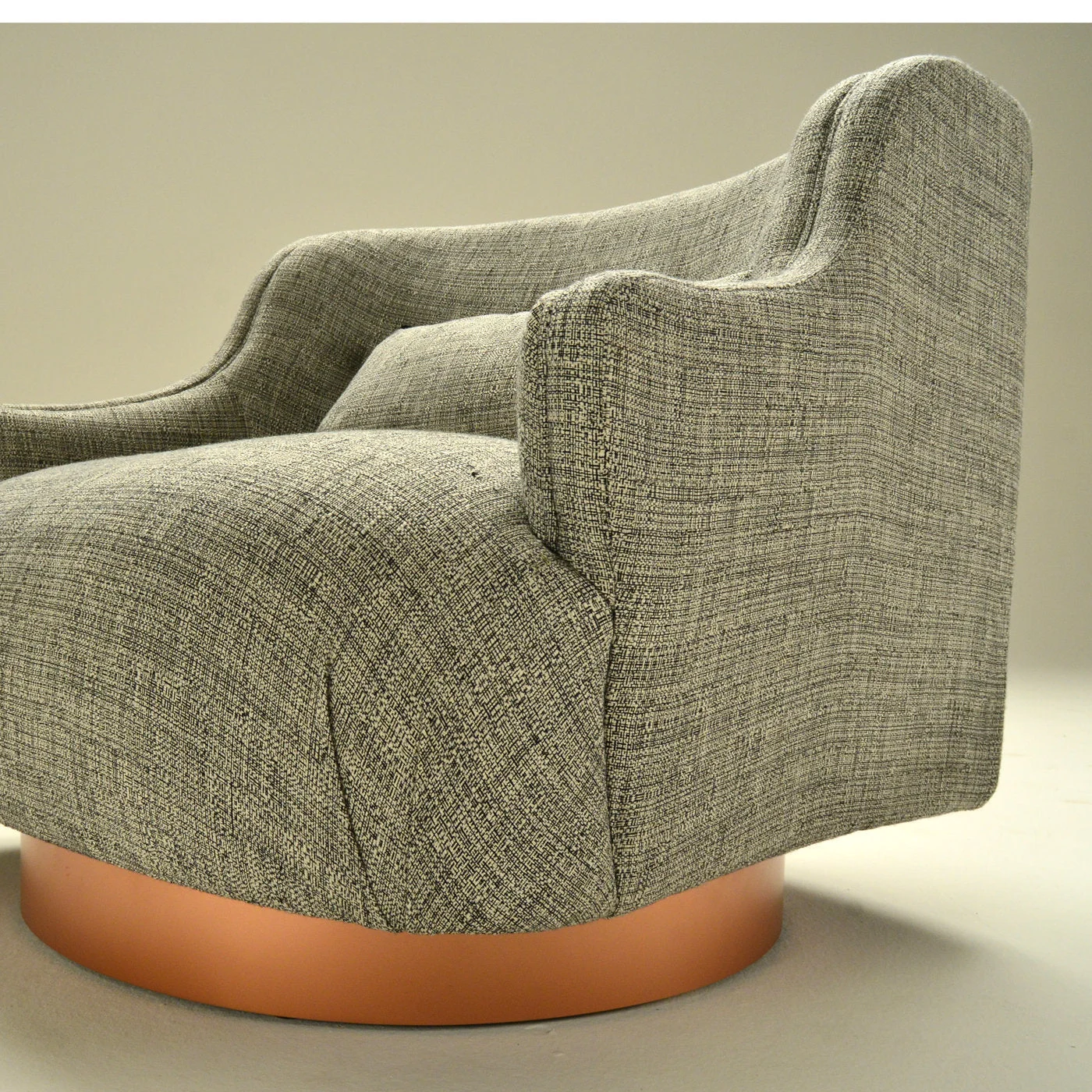 Swivel Gray Armchair