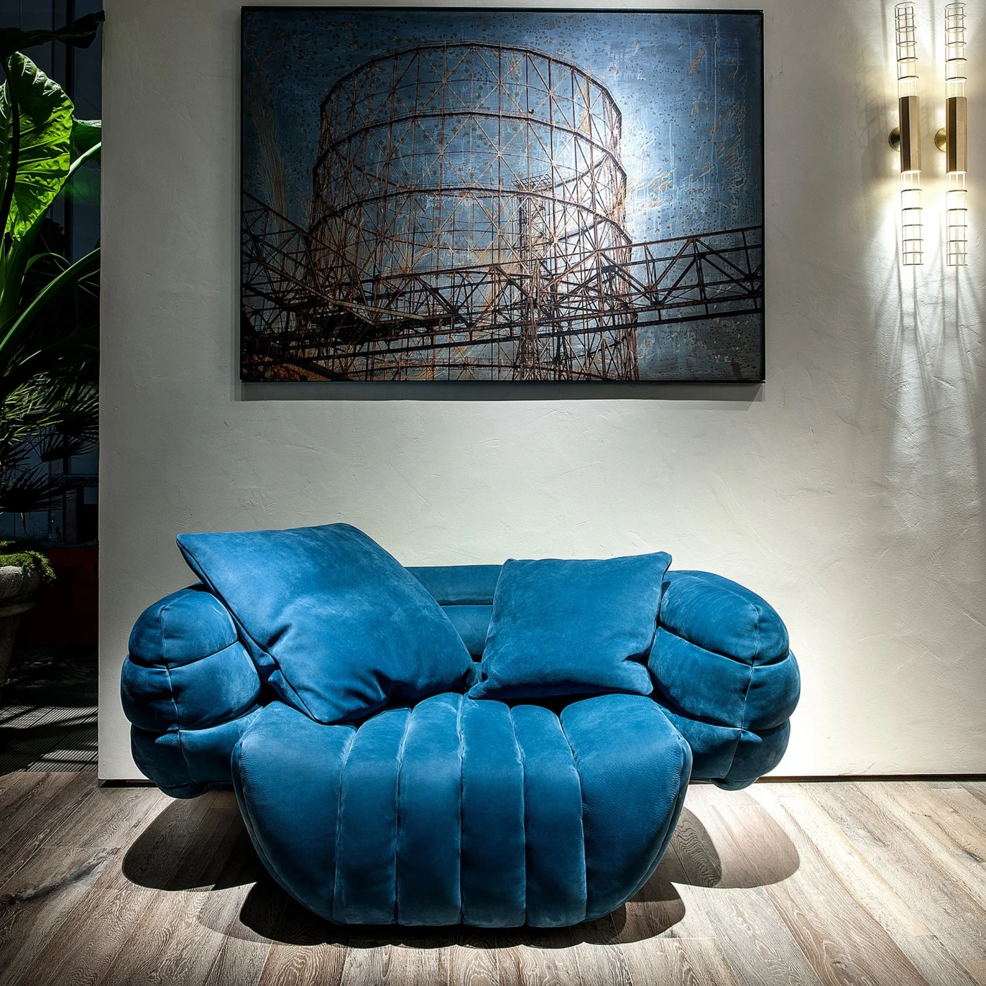 Tactile Kashmir Nude Leather Chair By Vincenzo De Cotiis