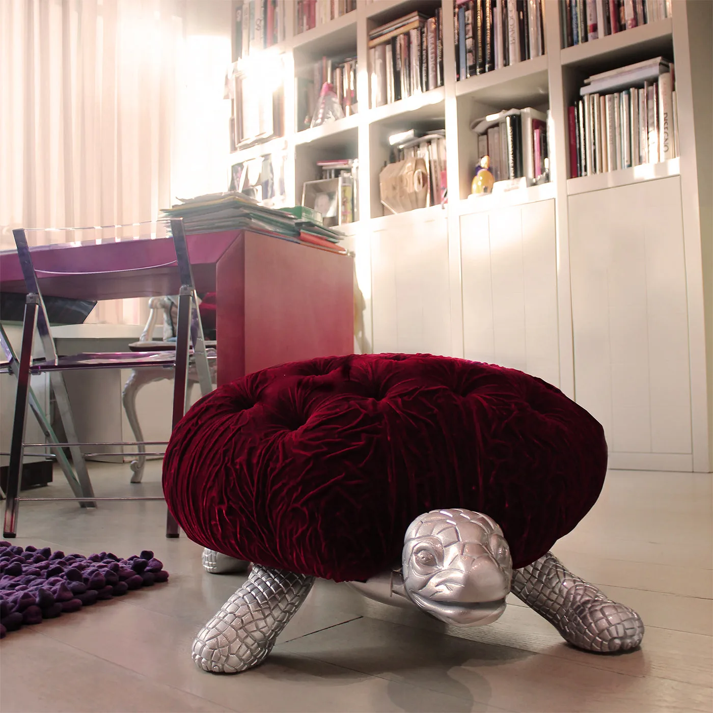 Tartaruga Royal Velvet Pouf