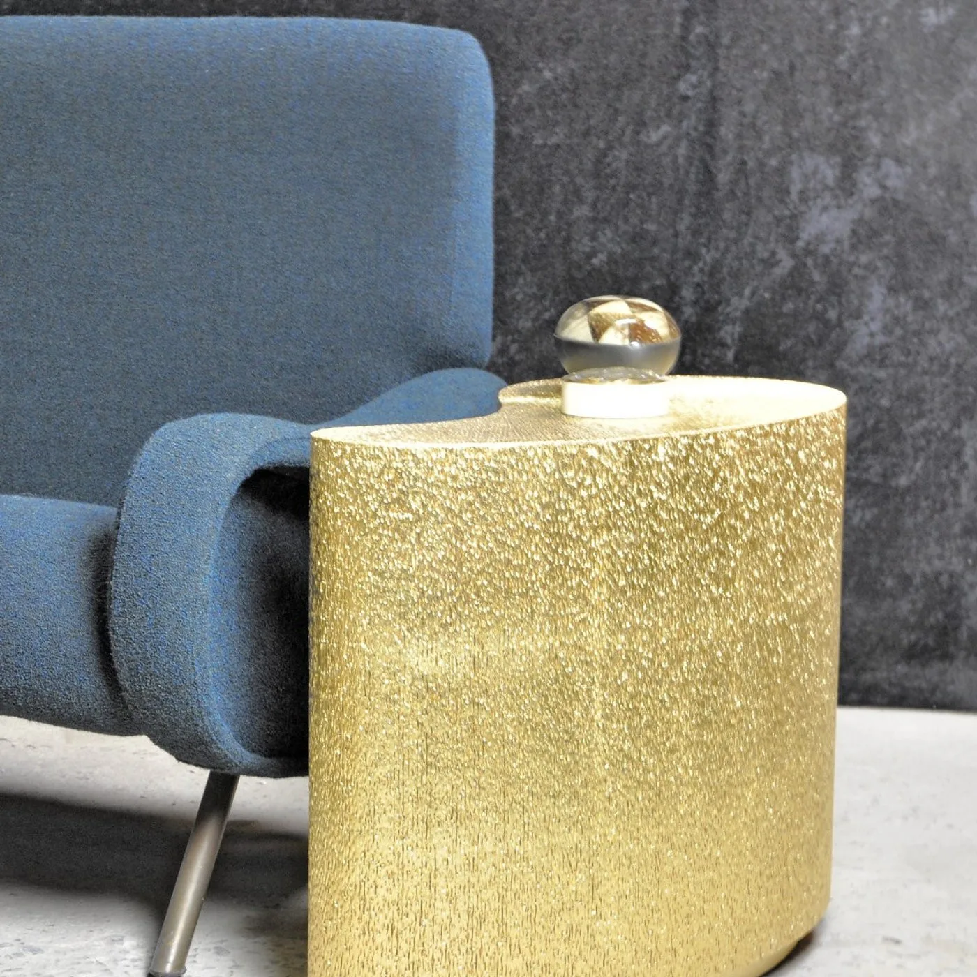 Tb Orion Set Set of tables Made of Patinated Vegetal Fiber Marquetry