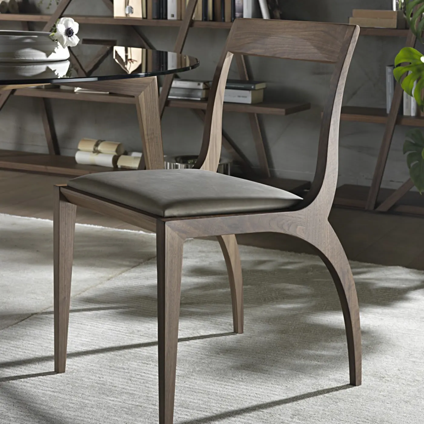 Thelma Grey Chair By Fabio Rebosio