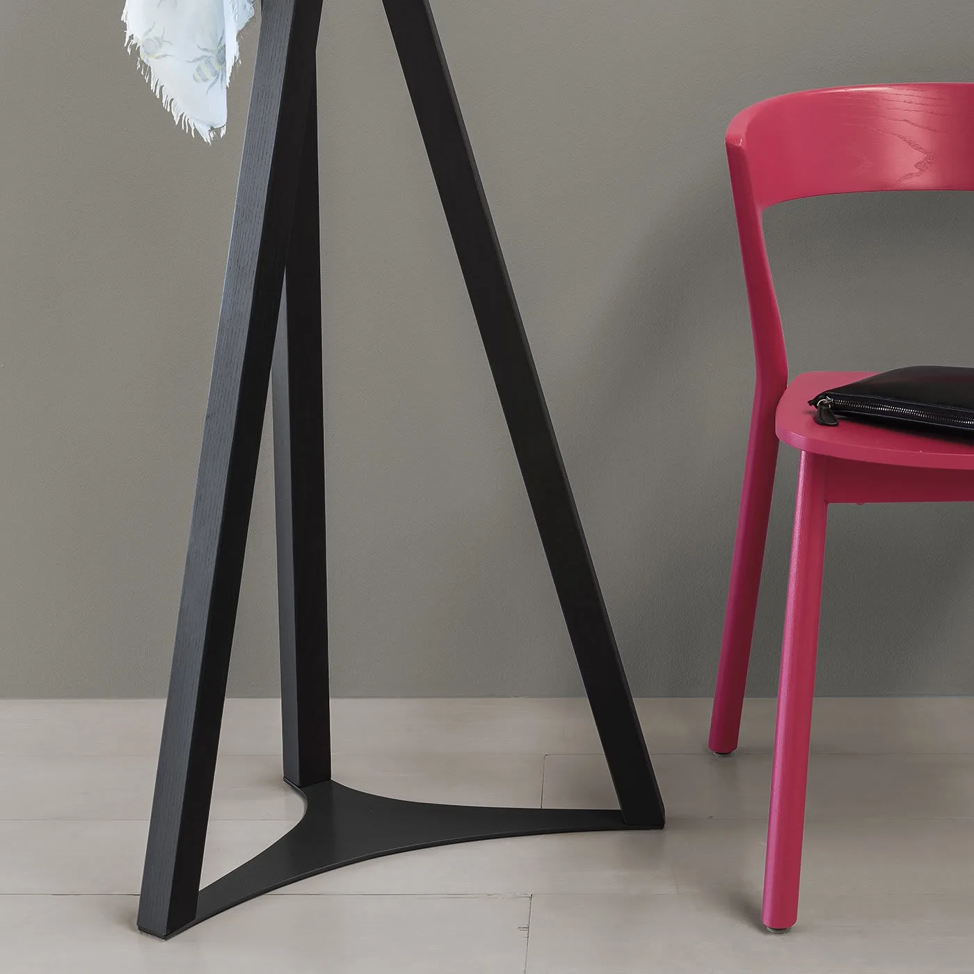 Tobias Black Coat Hanger By Massimo Broglio