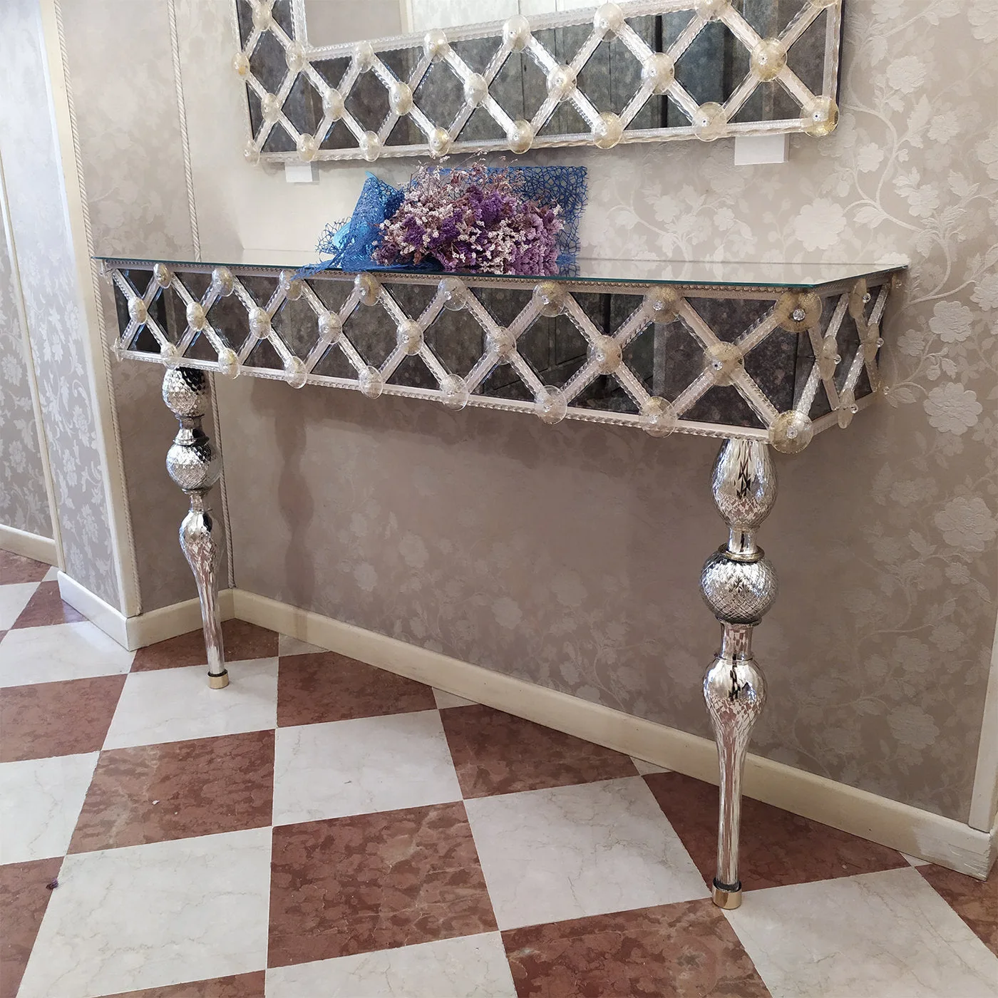 Torcello Murano Glass Console