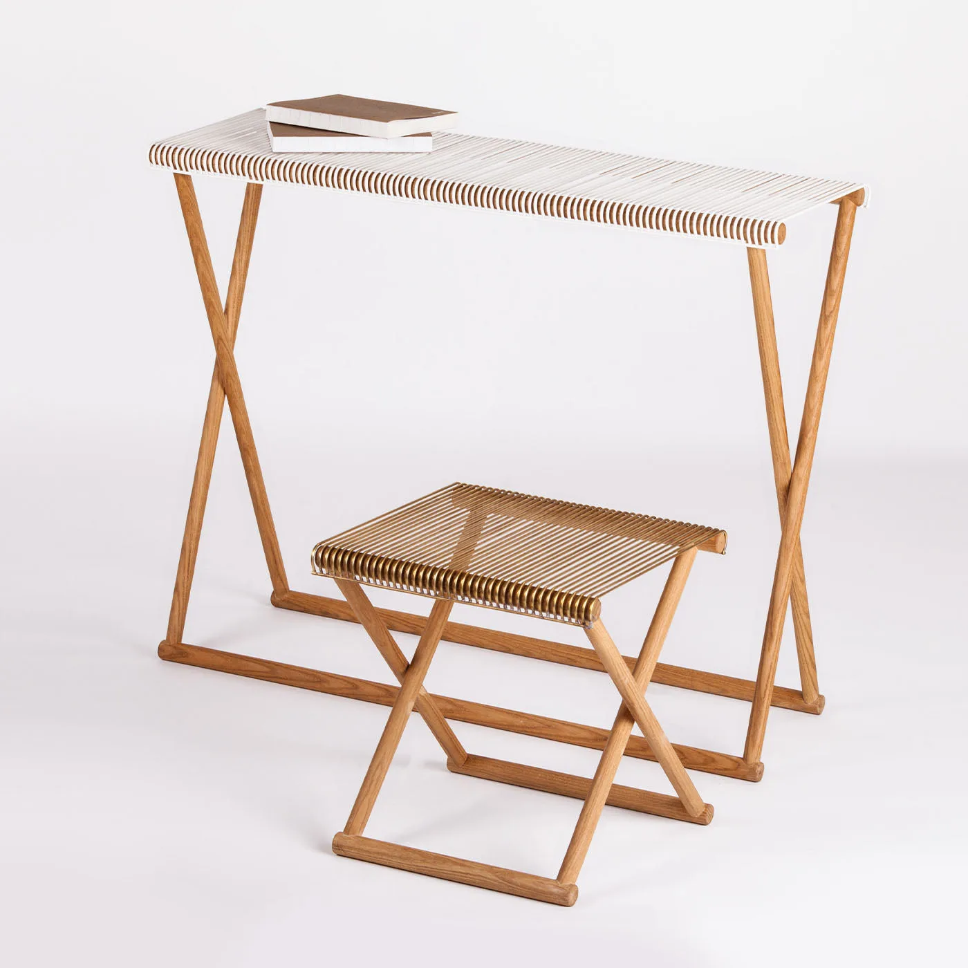 Trestle Side Table