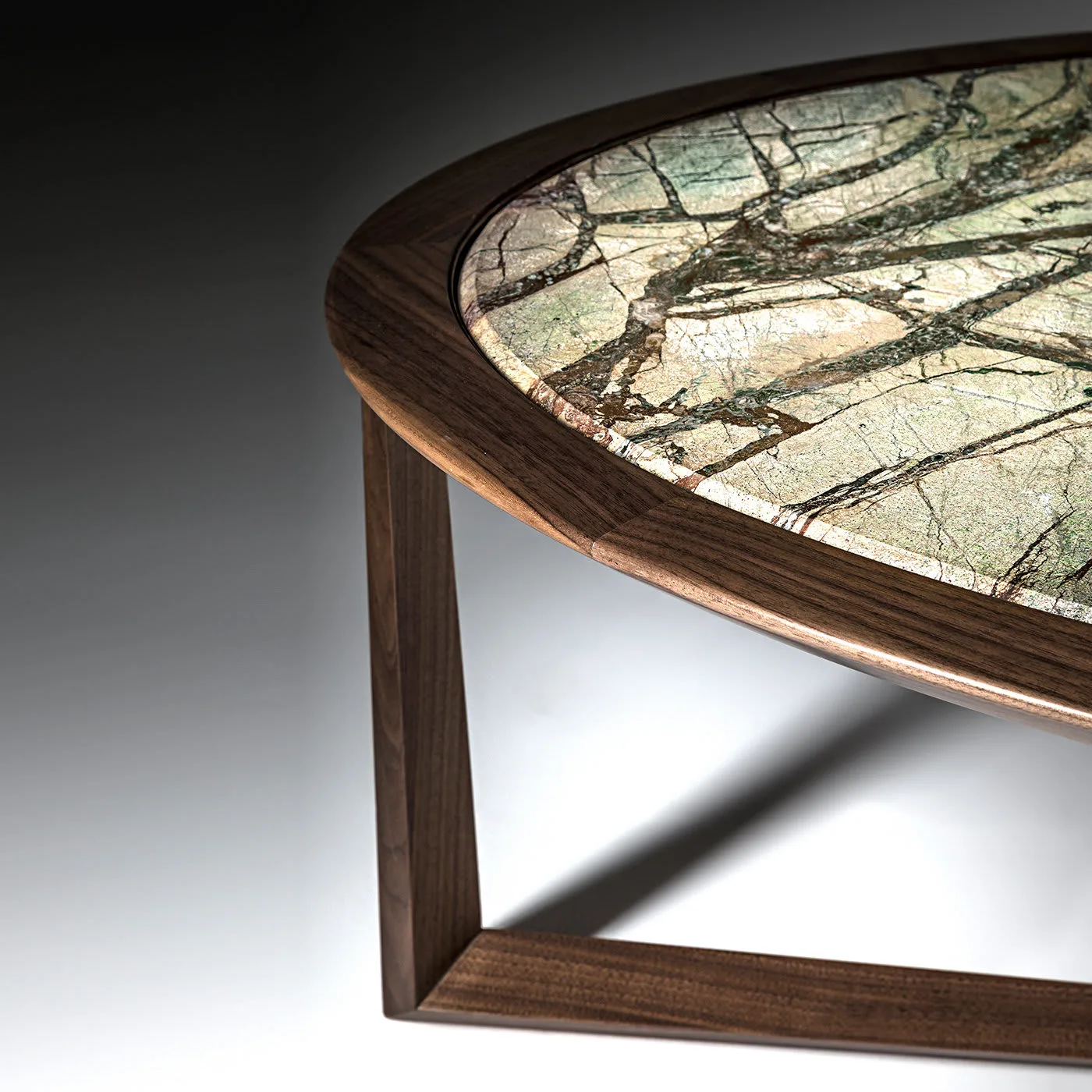 Triangolo Oval Coffee Table By Ivano Colombo