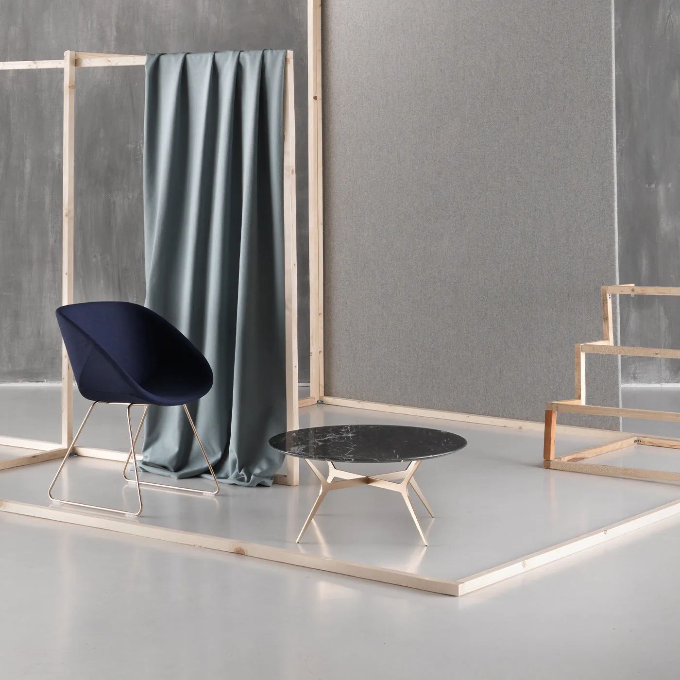 Trimundo Nero Marquiña Marble Coffee Table