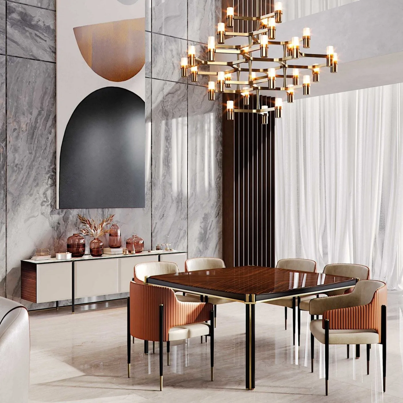 Tudor Q Square Wooden Living Room Table