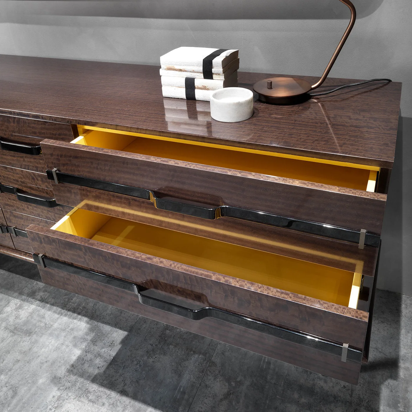 Ulysse Chest in Mocha Finish