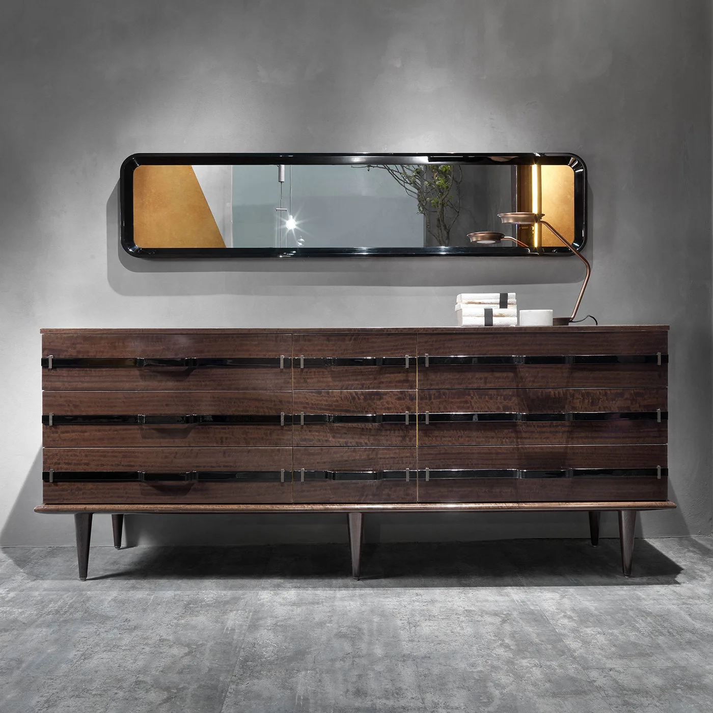 Ulysse Chest in Mocha Finish