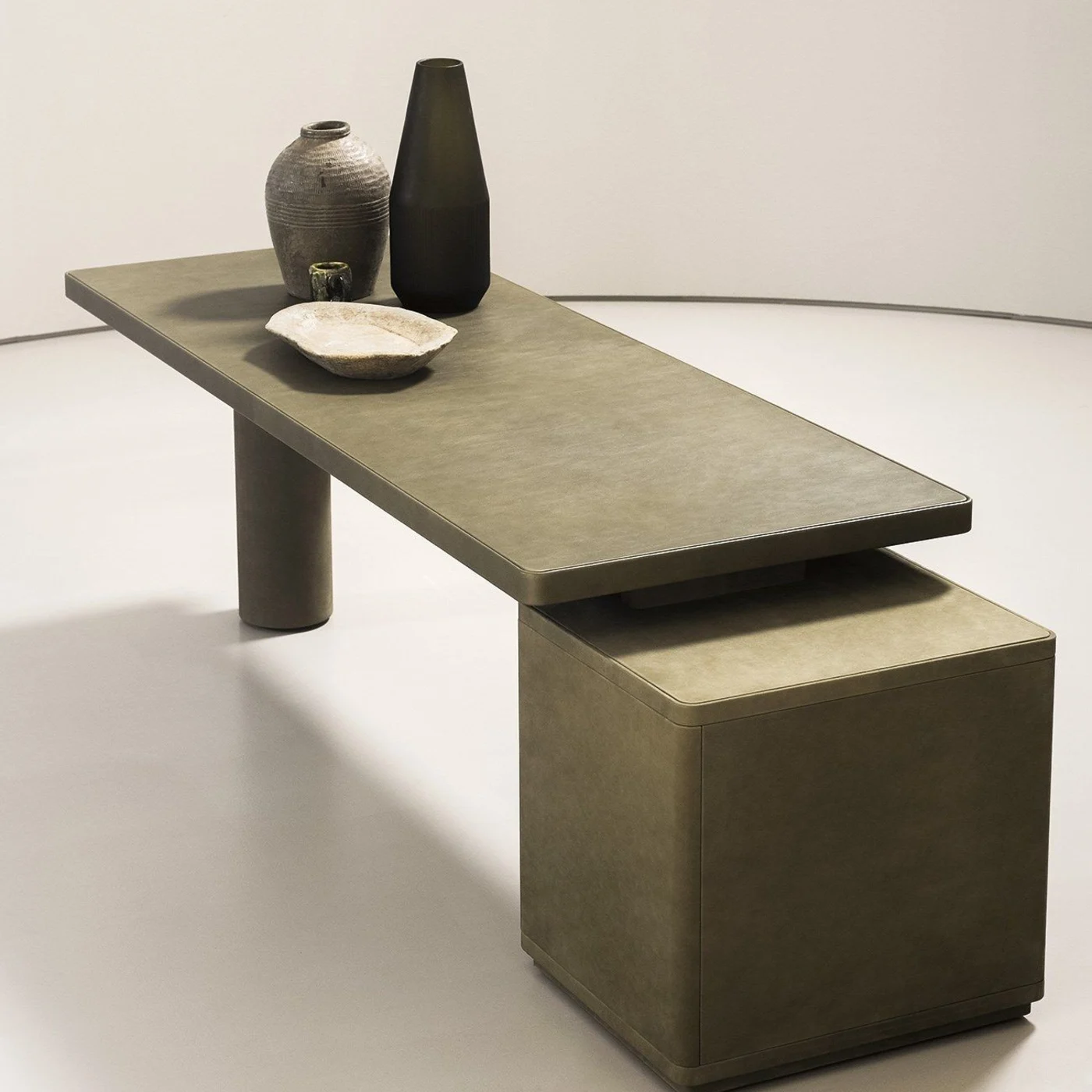 Verba Volant Slim Office Desk Byroberto Lazzeroni