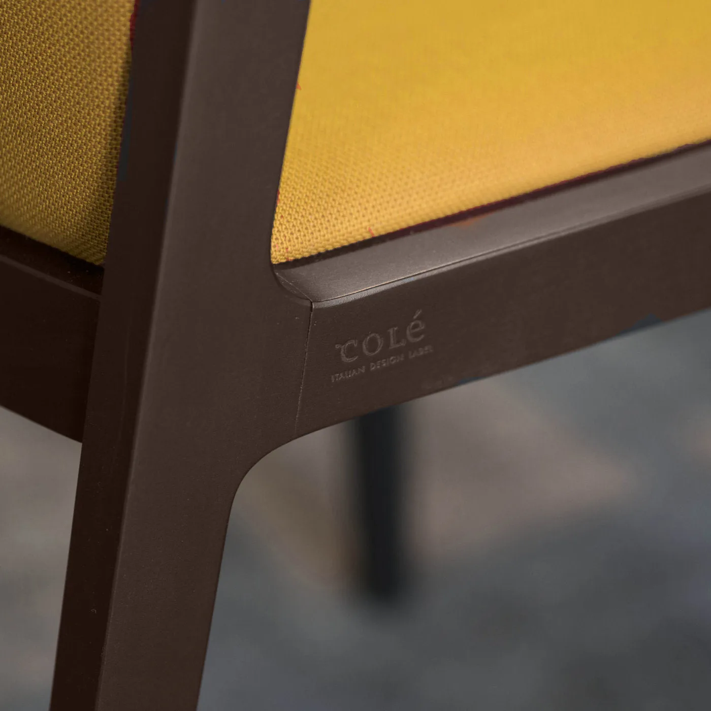 Vienna Topia Curry Ocher Chair By Emmanuel Gallina