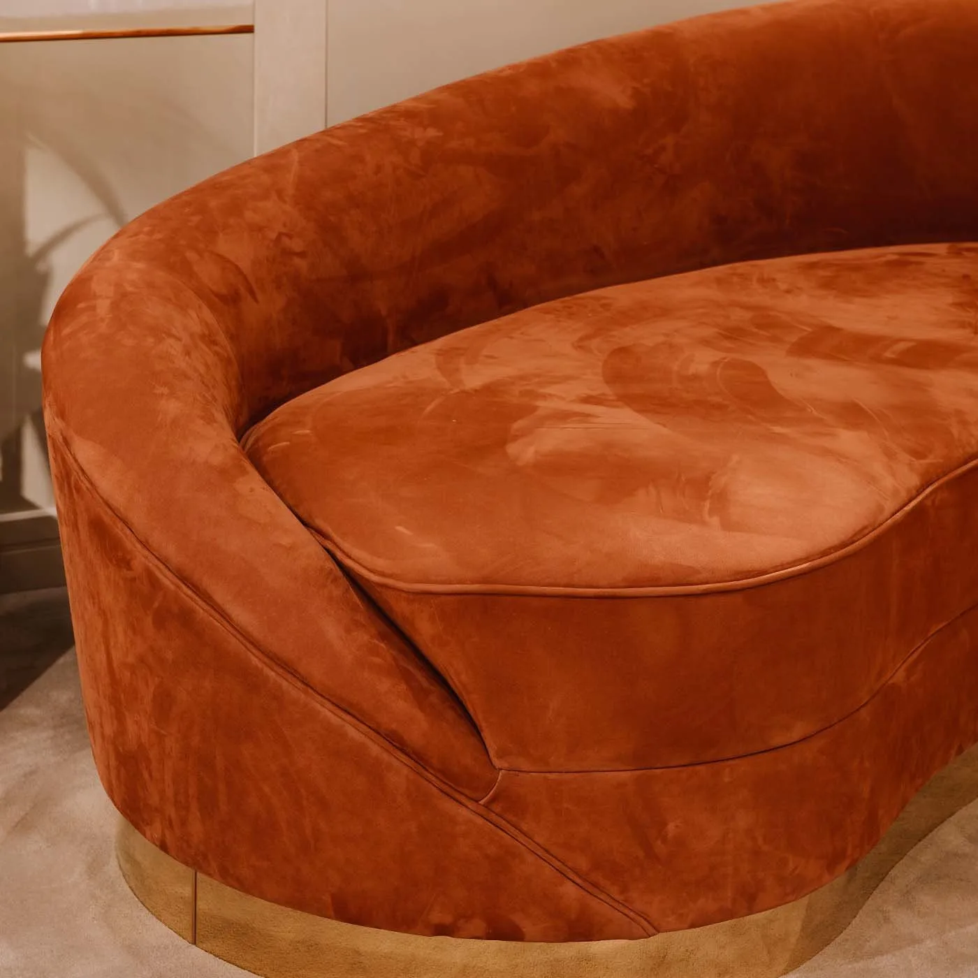 Wavy Curved Sofa By Pino Vismara