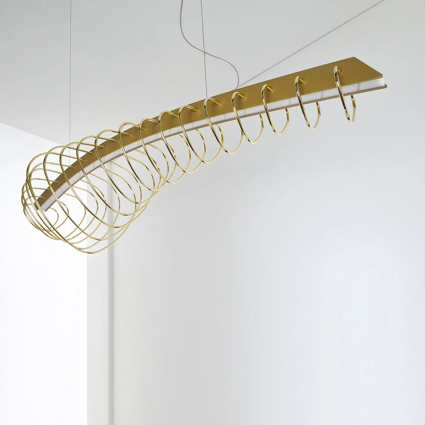 Whale Metal Hanging Light by Leo De Carlo