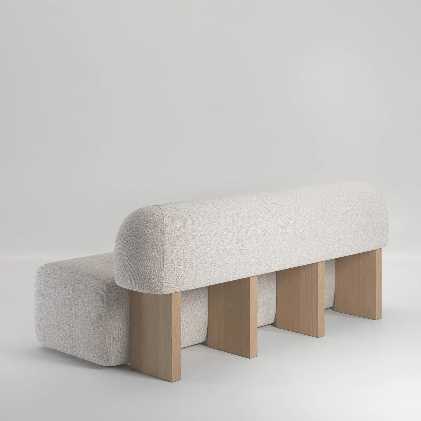 Yemeni Pearl Boucle Sofa