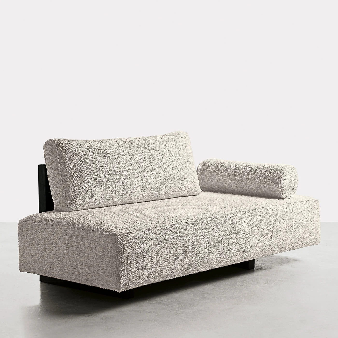 Zalig White Sofa With Bolster Cushion