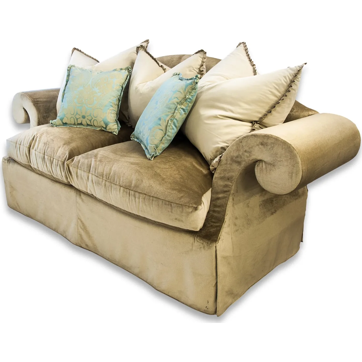 Light Taupe La Salute Sofa With Hugging Cushions - Porte Italia