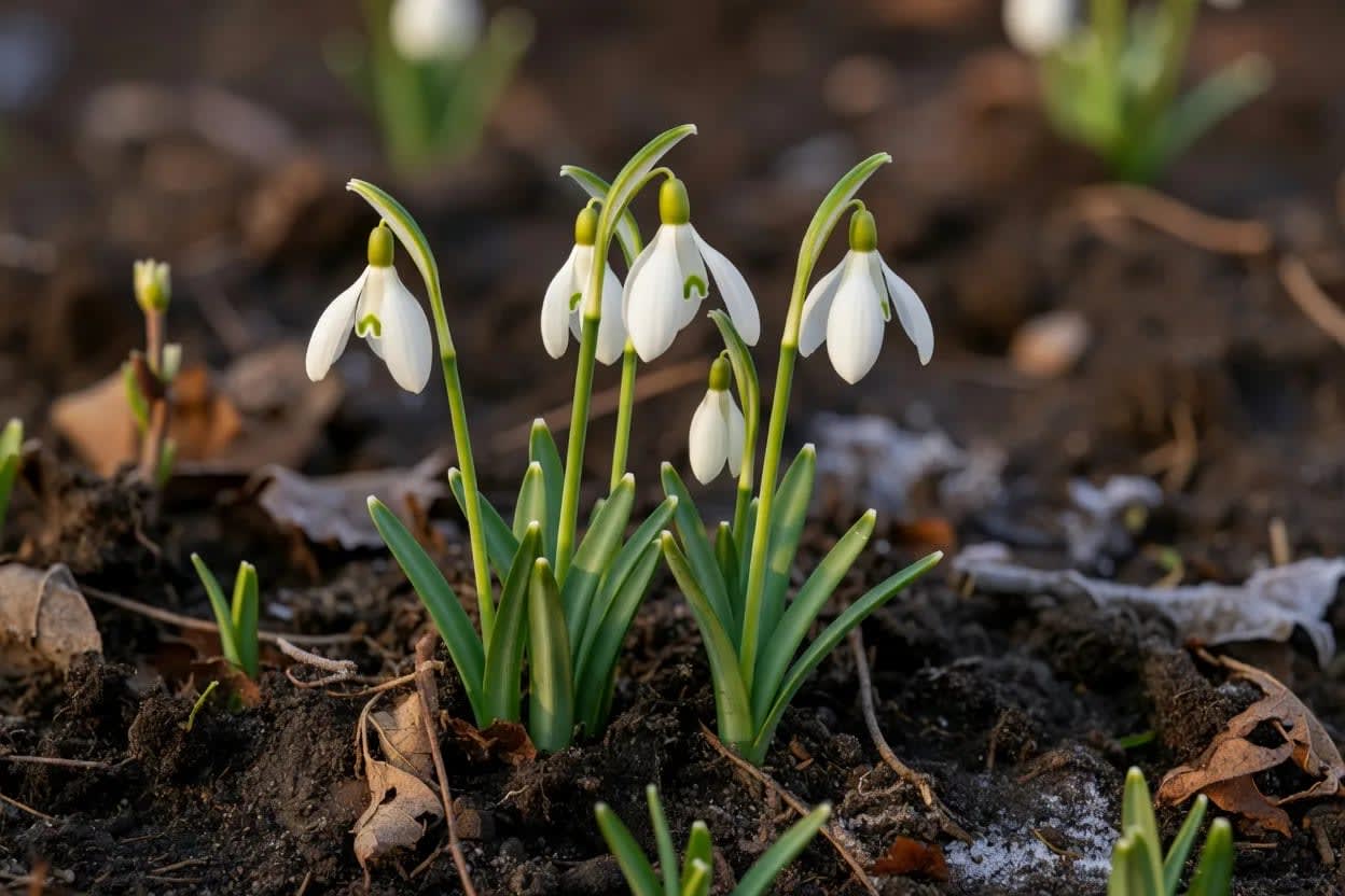 Sniego gėlė (Galanthus): pirmoji pavasario gėlė sode