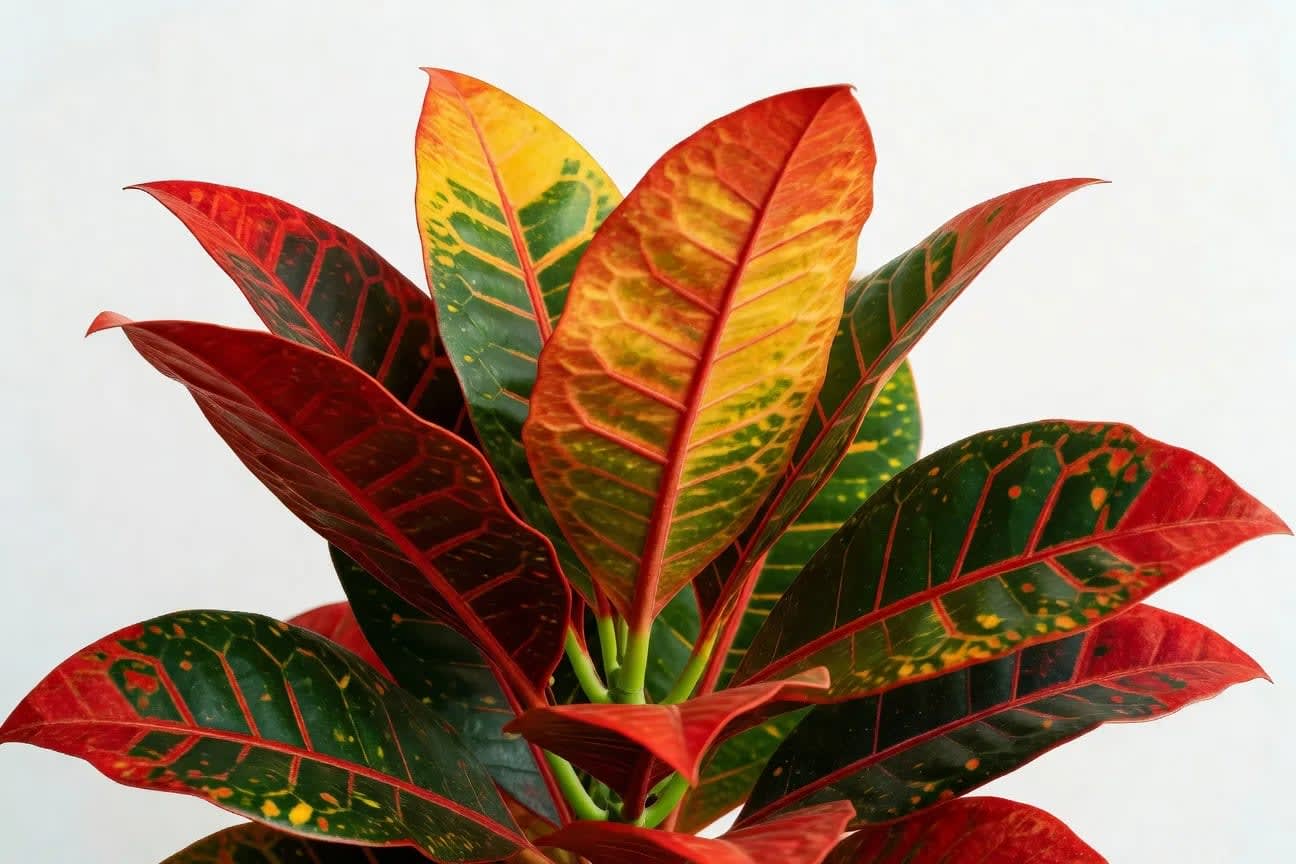 Krotonas (Codiaeum variegatum): priežiūra namuose ir kodėl krenta lapai