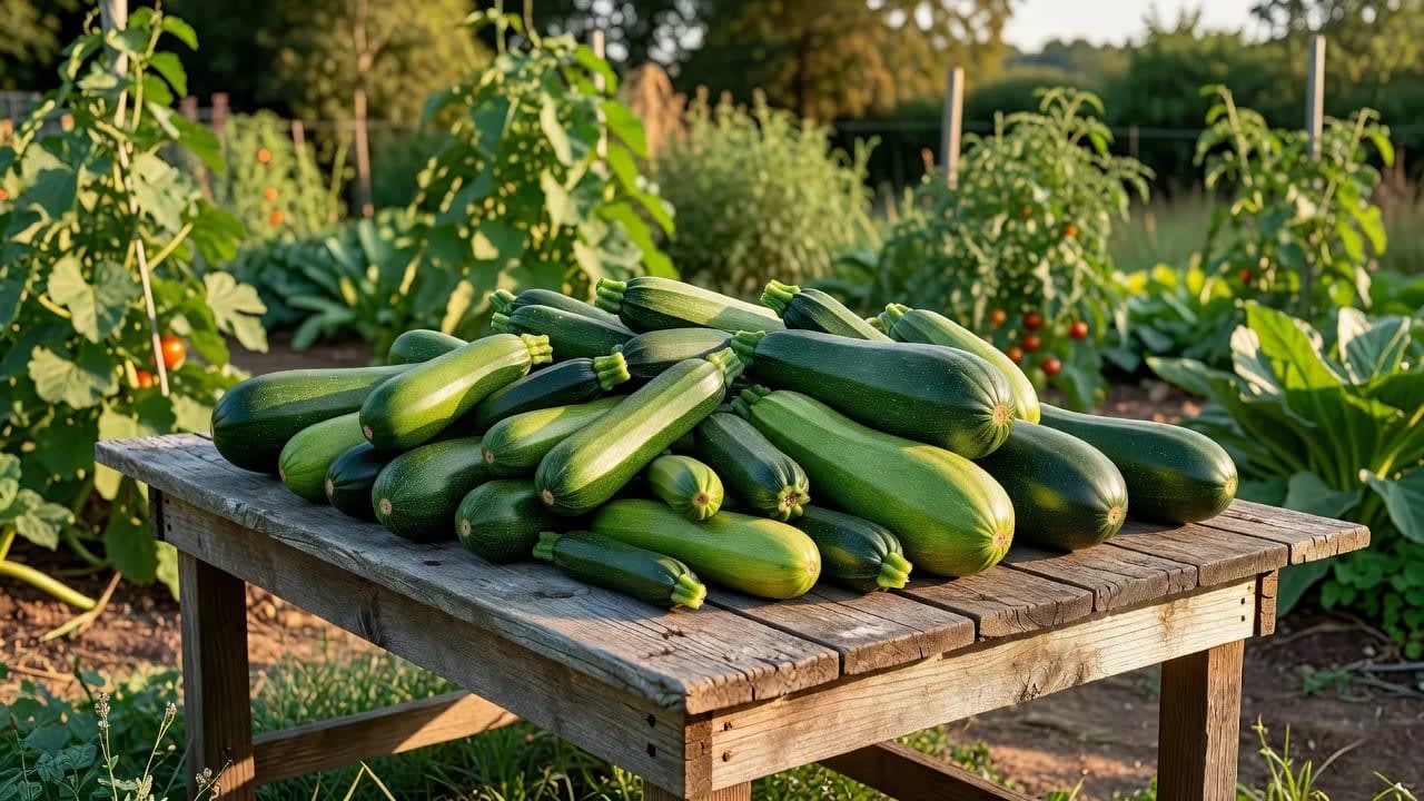 Cukinijų perteklius: ką daryti, kai derlius nesustoja