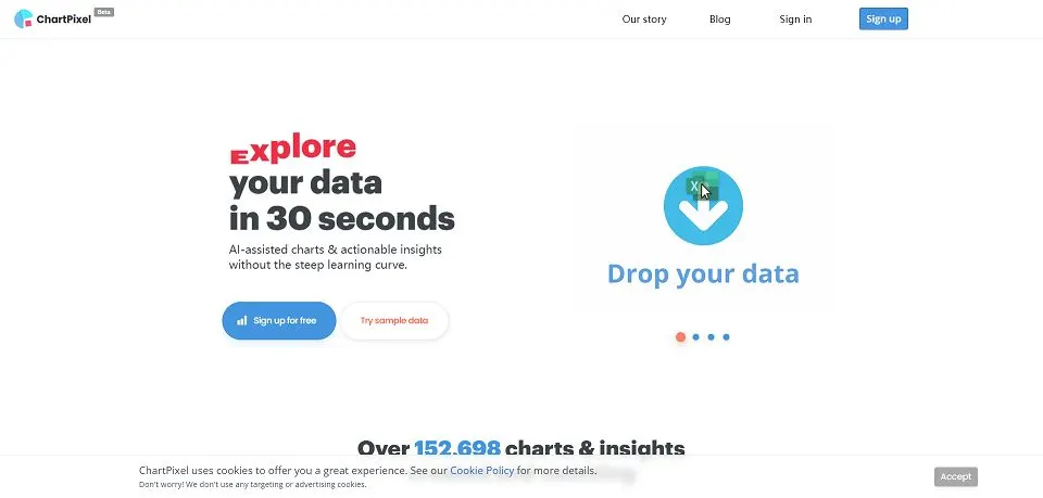 ChartPixel landing page