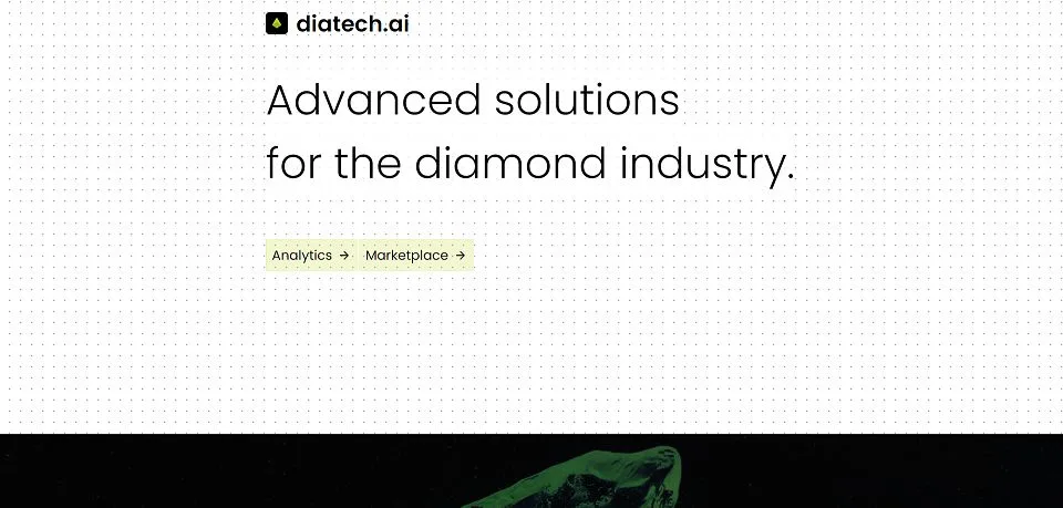 Diatech landing page