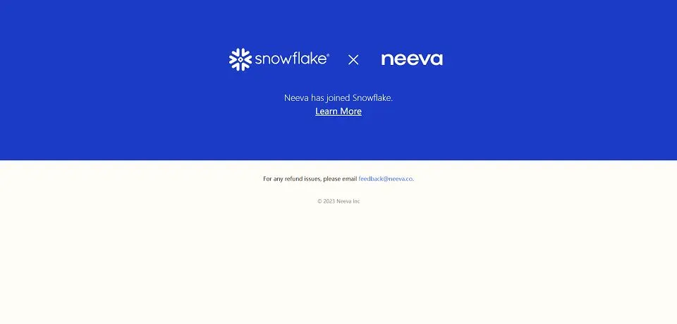 Neeva landing page