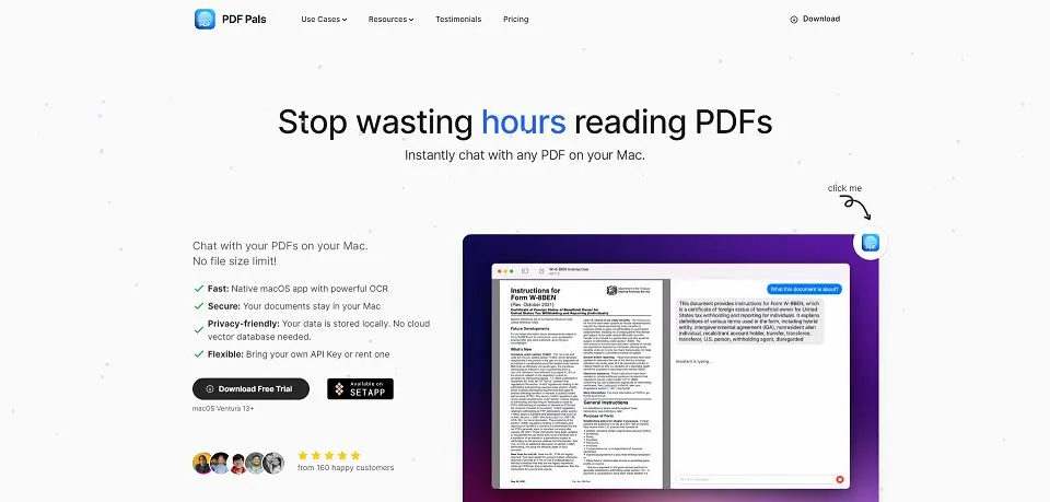 PDF Pals landing page