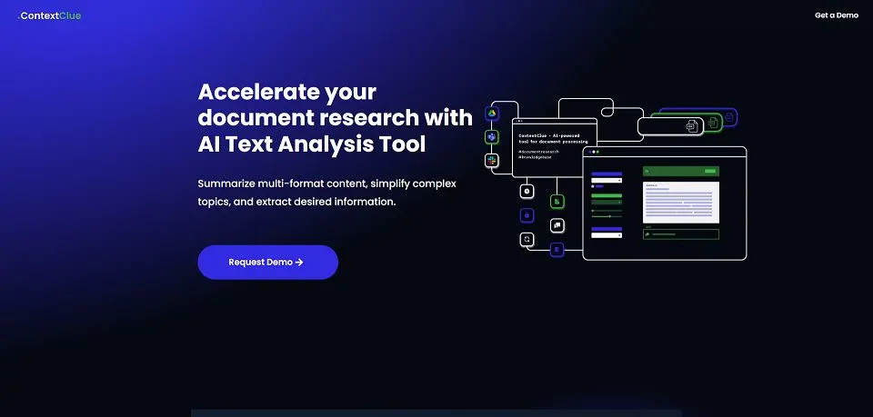 ContextClue landing page