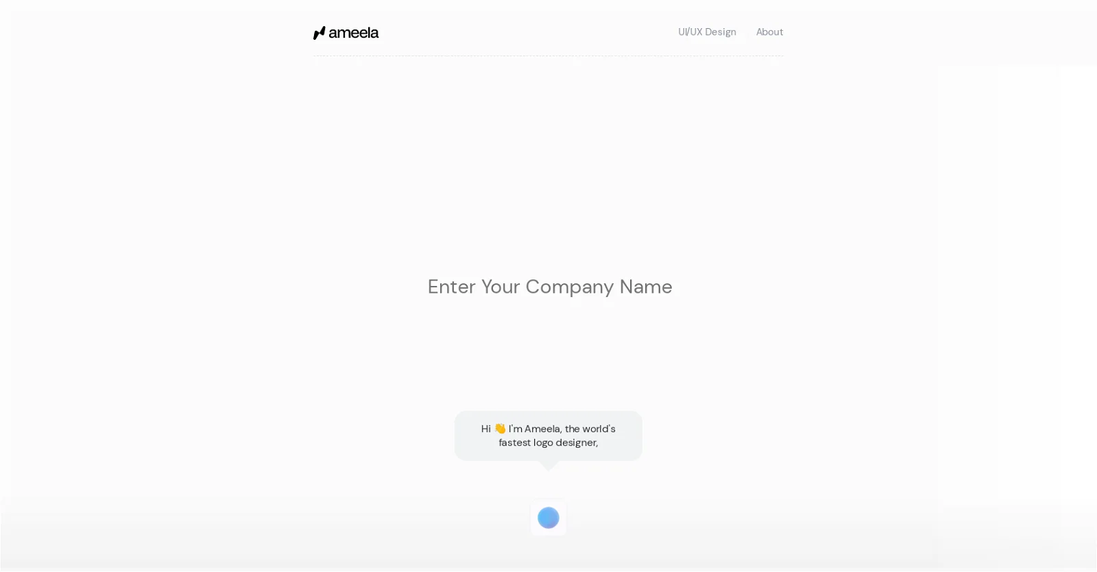 AmeeLa landing page